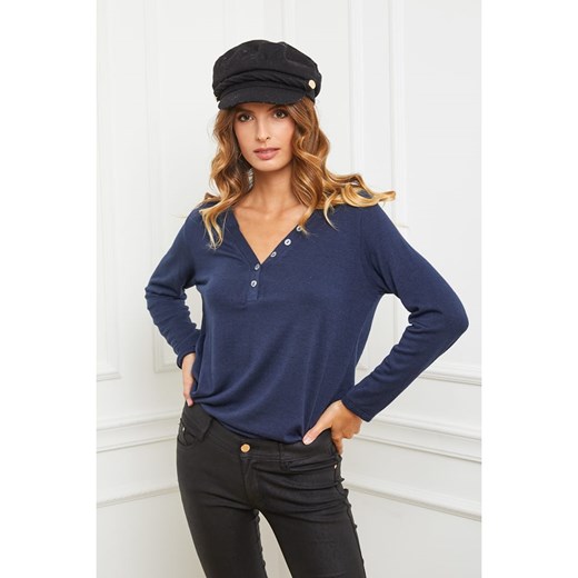 Joséfine Sweter "Abana" w kolorze niebieskim ze sklepu Limango Polska w kategorii Swetry damskie - zdjęcie 176011823