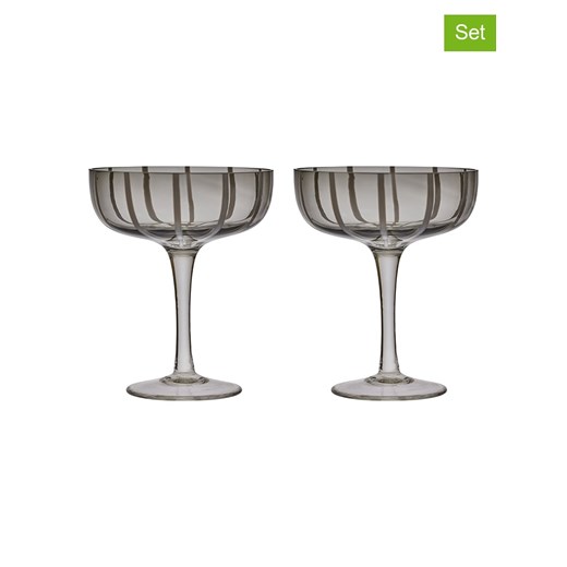 OYOY living design Kieliszki (2 szt.) &quot;Mizu&quot; w kolorze szarym - 230 ml ze sklepu Limango Polska w kategorii Okulary przeciwsłoneczne męskie - zdjęcie 176012190