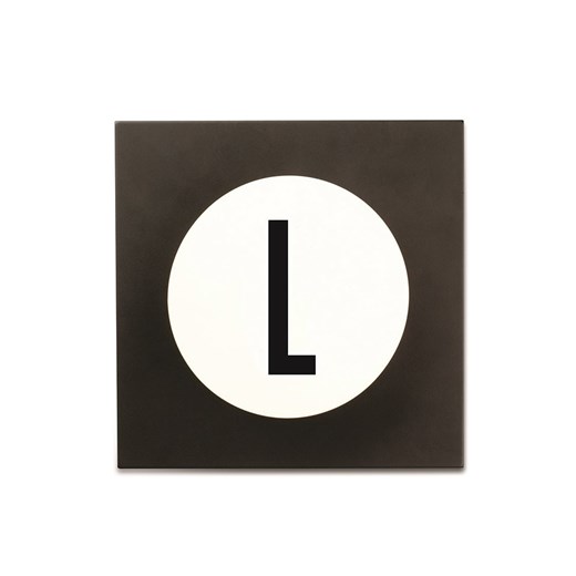Design Letters Haczyk ścienny &quot;L&quot; w kolorze czarnym - 9 x 14 cm ze sklepu Limango Polska w kategorii Szafy - zdjęcie 176013110