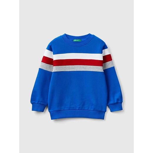 Benetton Bluza w kolorze niebieskim 90 Limango Polska okazyjna cena