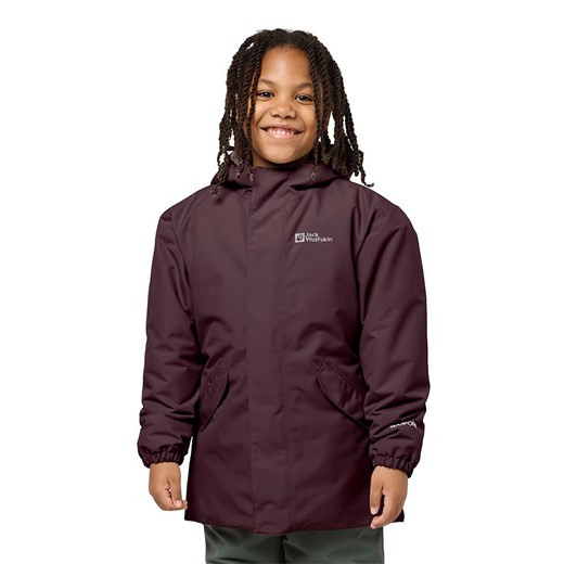Jack Wolfskin Parka &quot;Cosy Bear&quot; w kolorze fioletowym ze sklepu Limango Polska w kategorii Kurtki chłopięce - zdjęcie 176013314