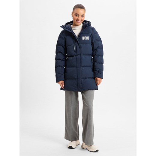 Helly Hansen Pikowany płaszcz damski - Adore Kobiety granatowy jednolity ze sklepu vangraaf w kategorii Płaszcze damskie - zdjęcie 176014281