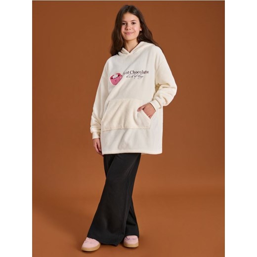 Sinsay - Bluza snuddie - kremowy - id: ZD778-01X - marki Sinsay - 176015050 Sinsay - Bluza snuddie - kremowy ze sklepu Sinsay w kategorii Piżamy dziecięce - zdjęcie 176015050