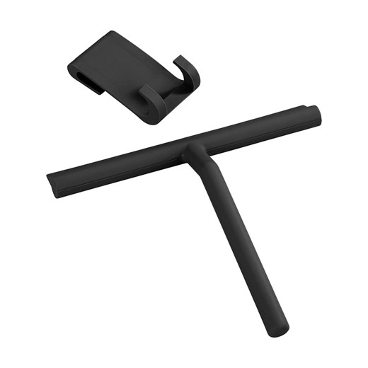 Wenko Ściągaczka prysznicowa &quot;Mola&quot; w kolorze czarnym - 21 x 24,5 x 4 cm ze sklepu Limango Polska w kategorii Akcesoria łazienkowe - zdjęcie 176016632