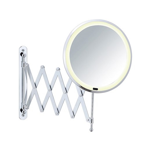 Wenko Lusterko kosmetyczne LED "Barona" w kolorze srebrnym ze sklepu Limango Polska w kategorii Lustra - zdjęcie 176016664