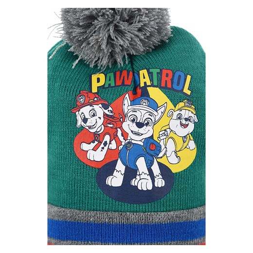 Paw Patrol Czapka &quot;Psi Patrol&quot; w kolorze szaro-zielonym 54 cm okazyjna cena Limango Polska