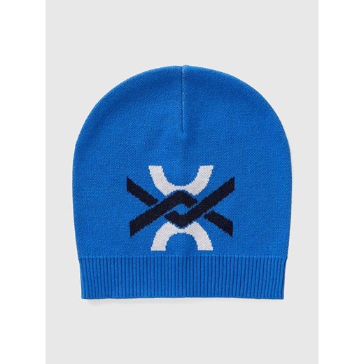 Benetton Czapka beanie w kolorze niebieskim ze sklepu Limango Polska w kategorii Czapki dziecięce - zdjęcie 176017543