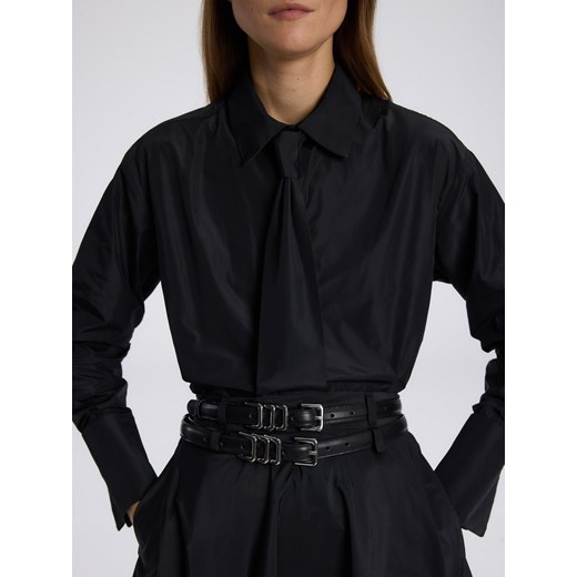 Reserved - Spódnica z tafty typu bombka - czarny Reserved L Reserved