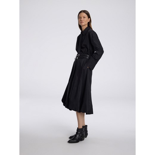 Reserved - Spódnica z tafty typu bombka - czarny Reserved XS Reserved