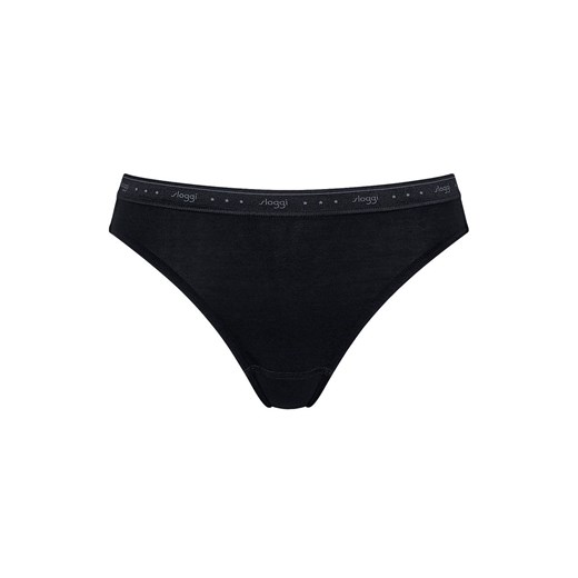 Sloggi 2-pack figi damskie 24/7 100 Tai 10198072-0004, Kolor czarny, Rozmiar 38, Sloggi ze sklepu Intymna w kategorii Majtki damskie - zdjęcie 176022260