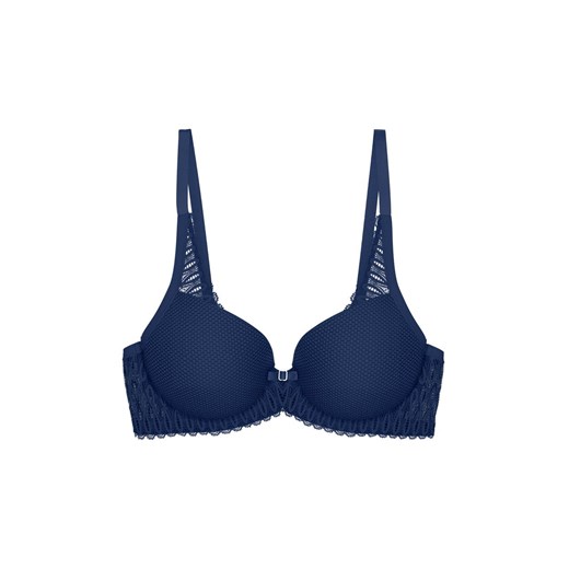 Triumph biustonosz usztywniany ciemnoniebieski Aura Spotlight T WHP 10216459, Triumph 80F okazja Intymna