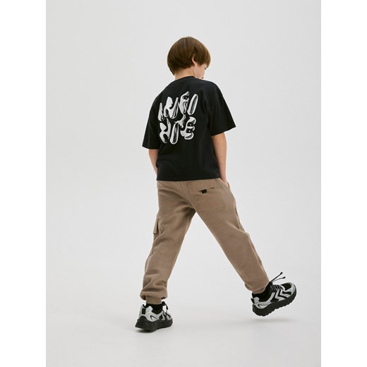 Reserved - Spodnie jogger - brązowy Reserved 170 (13-14 lat) Reserved
