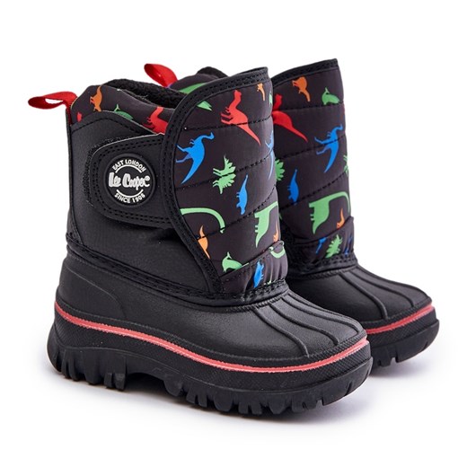 Buty zimowe dziecięce Lee Cooper czarne śniegowce