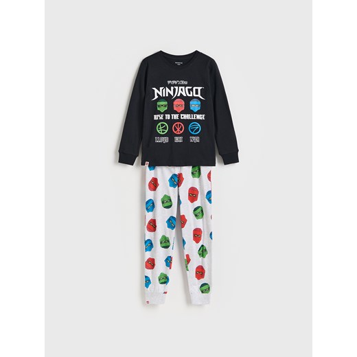 Reserved - Piżama Lego Ninjago - czarny ze sklepu Reserved w kategorii Piżamy dziecięce - zdjęcie 176029261
