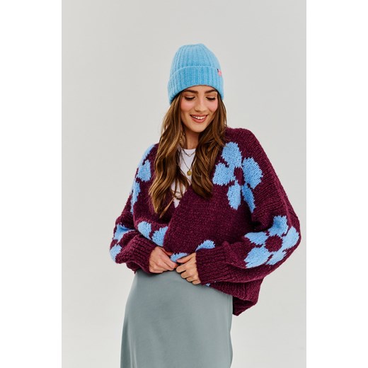 Czapka beanie Crystal Sky ONE SIZE ze sklepu NAOKO w kategorii Czapki zimowe damskie - zdjęcie 176029942