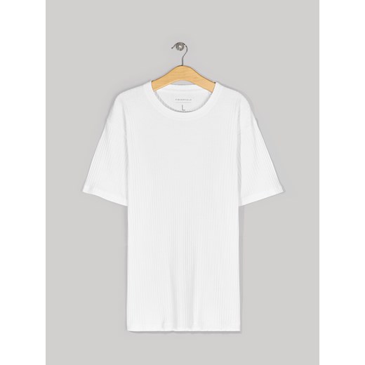 GATE Klasyczna koszulka z żebrowanej dzianiny M ze sklepu gateshop w kategorii T-shirty męskie - zdjęcie 176034234
