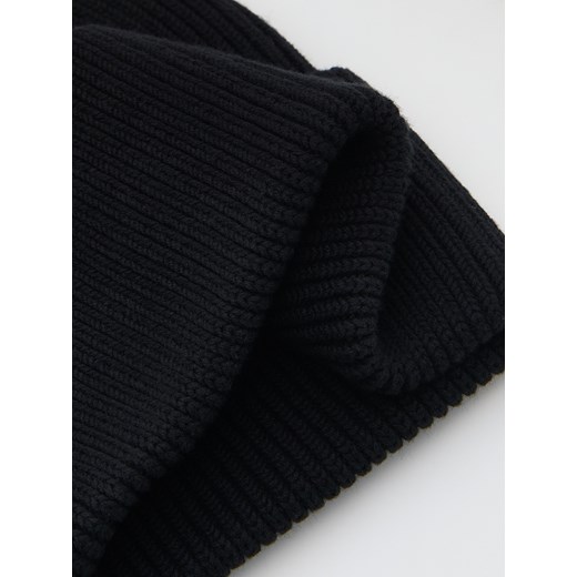 Reserved - Bawełniana czapka beanie - czarny Reserved ONE SIZE Reserved