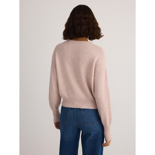 Sweter damski Reserved z okrągłym dekoltem 
