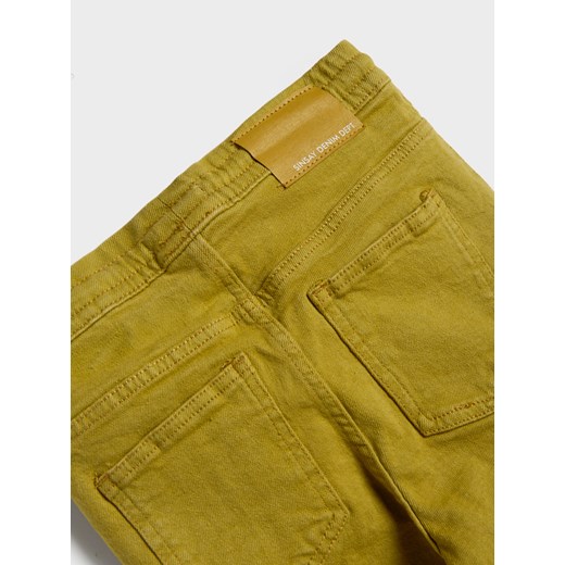 Sinsay - Jeansy pull on - żółty Sinsay 158 Sinsay