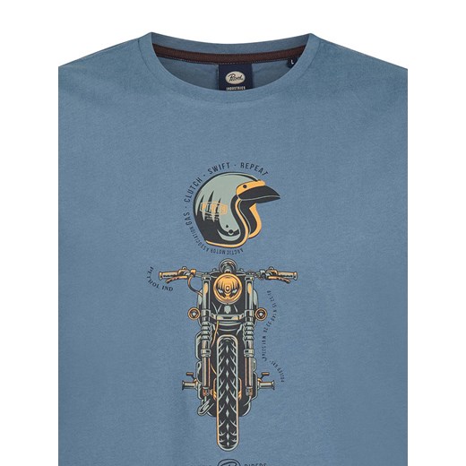 T-shirt męski Petrol Industries z krótkim rękawem