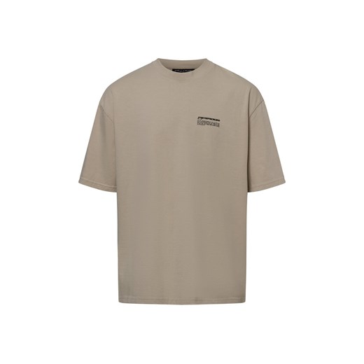 PEGADOR Koszulka męska - Chase Mężczyźni Bawełna beżowy jednolity ze sklepu vangraaf w kategorii T-shirty męskie - zdjęcie 176039583
