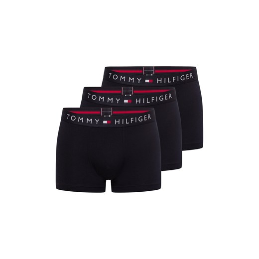 Tommy Hilfiger Spodnie Mężczyźni Bawełna granatowy jednolity ze sklepu vangraaf w kategorii Majtki męskie - zdjęcie 176039601