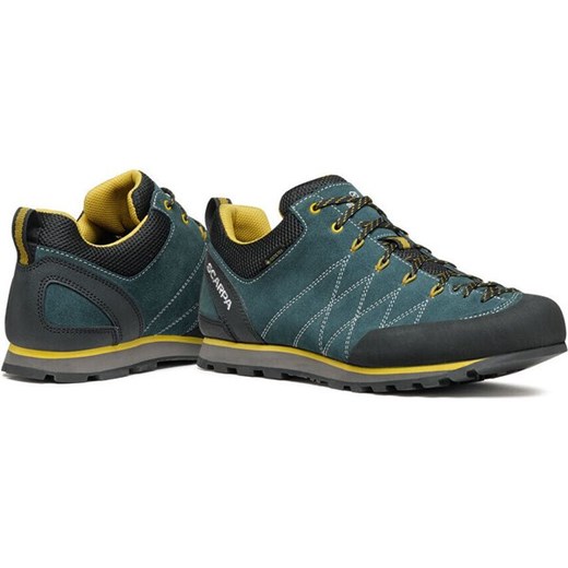 Buty trekkingowe męskie Scarpa turkusowe sportowe wiązane 