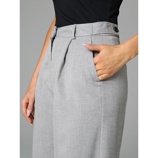 Sinsay - Spodnie wide leg - szary Sinsay L Sinsay