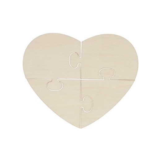 SUNNYSUE Drewniane puzzle (6 szt.) &quot;Heart&quot; - 3+ ze sklepu Limango Polska w kategorii Zabawki - zdjęcie 176046821