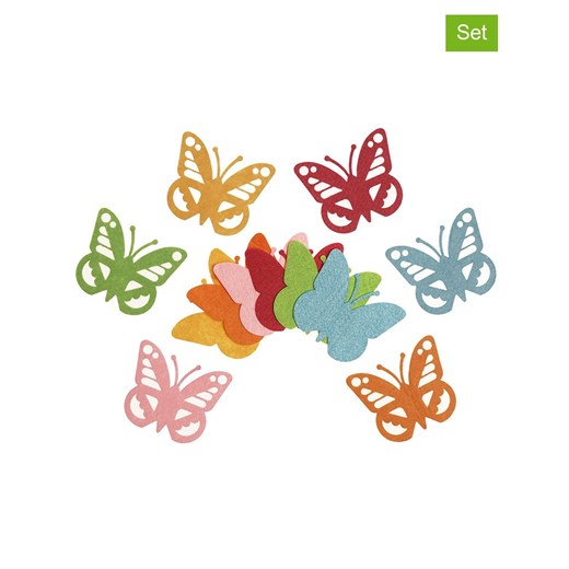 SUNNYSUE Zawieszki filcowe (24 szt.) &quot;Motyl&quot; - 3+ ze sklepu Limango Polska w kategorii Zabawki - zdjęcie 176046844