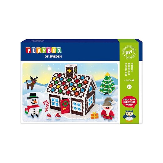 Playbox Zestaw koralików &quot;Gingerbread house&quot; do prasowanek - 5+ ze sklepu Limango Polska w kategorii Zabawki - zdjęcie 176047732