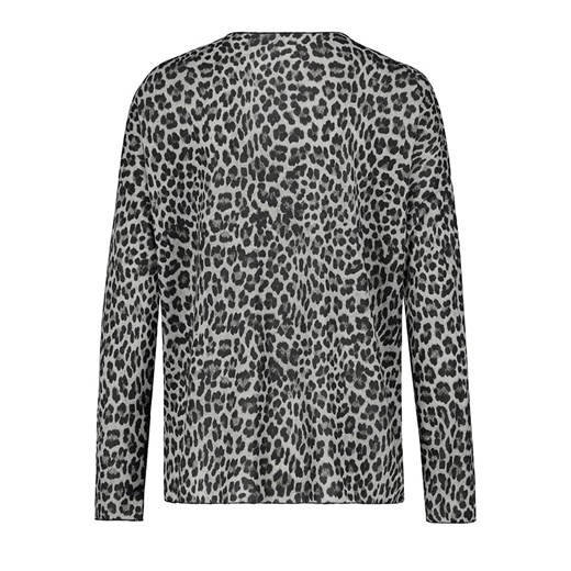 Bluzka damska szara SUBLEVEL z dekoltem w serek 