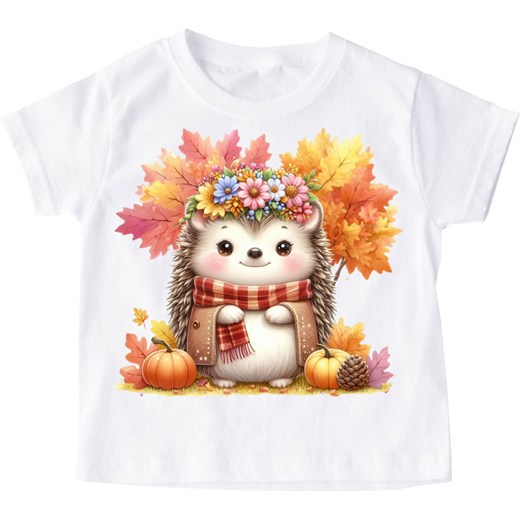 Koszulka z jeżem dla dziewczynki - wzór jeż65 Timeforf XXXL Time For Fashion