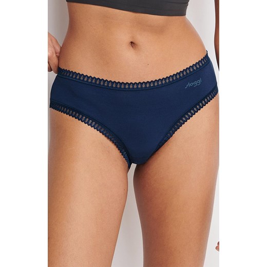 Sloggi 3-pack figi damskie Go Crush Hipster 10219671-M008, Kolor granatowy-wzór, Rozmiar L, Sloggi ze sklepu Primodo w kategorii Majtki damskie - zdjęcie 176054201