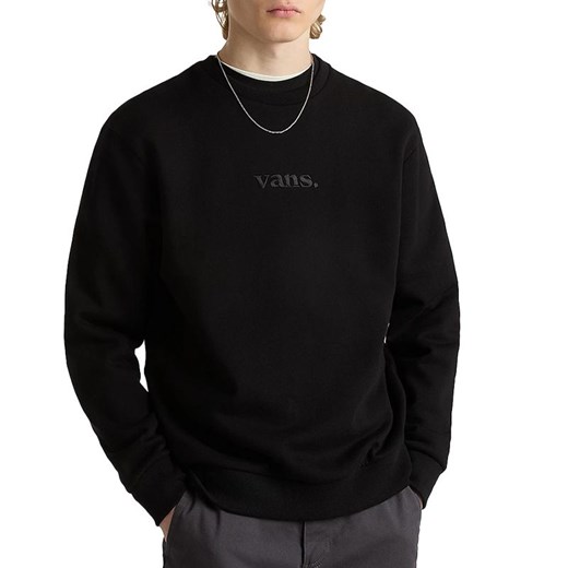 Bluza Vans Essential Relaxed Crew VN000H91BLK1 - czarna ze sklepu streetstyle24.pl w kategorii Bluzy męskie - zdjęcie 176054550