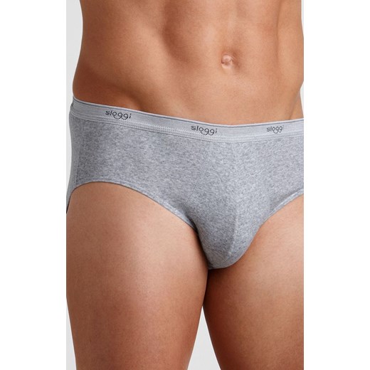 Sloggi Men Basic Midi slipy 10004712, Kolor szary, Rozmiar L, Sloggi ze sklepu Intymna w kategorii Majtki męskie - zdjęcie 176054743