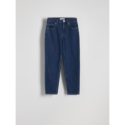 Reserved - Jeansy mom fit - granatowy Reserved 42 Reserved