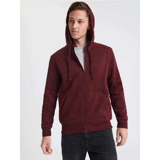 Sinsay - Bluza rozpinana basic - czerwony Sinsay XL Sinsay