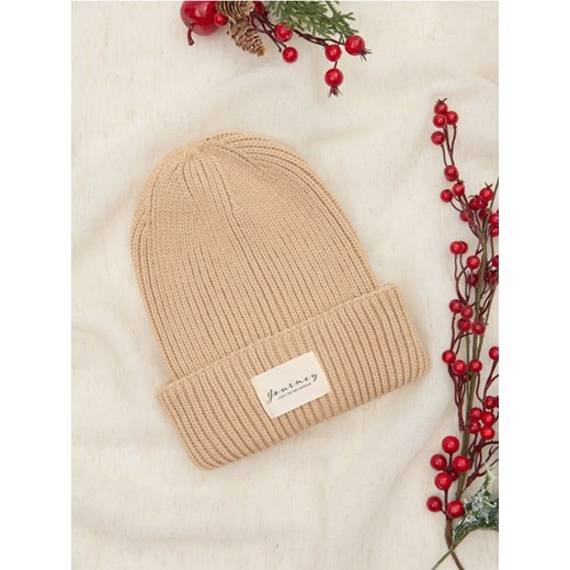 Sinsay - Czapka beanie - beżowy ze sklepu Sinsay w kategorii Czapki zimowe damskie - zdjęcie 176060671