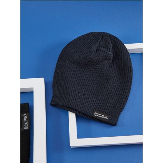 Sinsay - Czapka - granatowy Sinsay One Size Sinsay