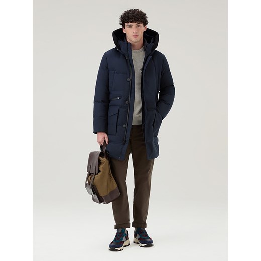 Woolrich Parka puchowa w kolorze granatowym ze sklepu Limango Polska w kategorii Parki męskie - zdjęcie 176061241