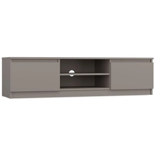 Nowoczesna szafka RTV glina 140 cm W4-L45 ze sklepu Edinos.pl w kategorii Szafki RTV - zdjęcie 176065694
