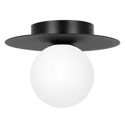 Czarna okrągła nowoczesna lampa sufitowa G1-D07 ze sklepu Edinos.pl w kategorii Lampy sufitowe - zdjęcie 176065822