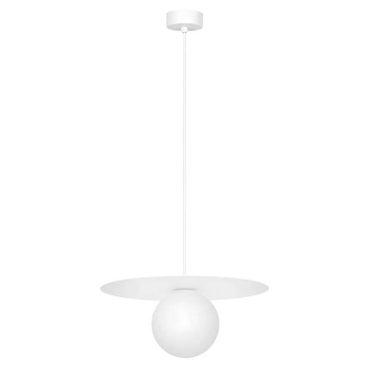 Biała nowoczesna lampa wisząca nad wyspę kuchenną - A680 A8-N38 ze sklepu Edinos.pl w kategorii Lampy wiszące - zdjęcie 176065874