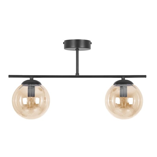 Bursztynowa podwójna lampa sufitowa loft - 4X A704 S0-G53 ze sklepu Edinos.pl w kategorii Lampy sufitowe - zdjęcie 176066202