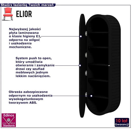 Szafka/regał łazienkowy Elior 