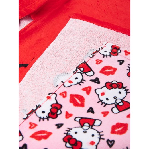 Sinsay - Ręcznik Poncho Hello Kitty - czerwony Sinsay One Size Sinsay