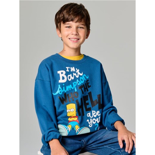 Sinsay - Bluza THE SIMPSONS - niebieski ze sklepu Sinsay w kategorii Bluzy chłopięce - zdjęcie 176069761