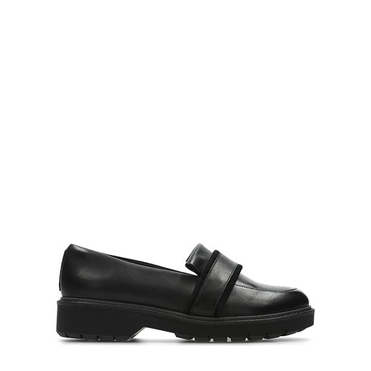 Clarks Skórzane slippersy  &quot;Alexa Ruby&quot; w kolorze czarnym Clarks 37 wyprzedaż Limango Polska