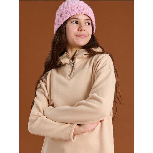 Sinsay - Bluza - beżowy ze sklepu Sinsay w kategorii Bluzy dziewczęce - zdjęcie 176075102